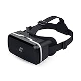 NK Smartphone 3D VR Brille - Smartphone Virtual Reality Smart Glasses 4.7' - 6.53', Betrachtungswinkel 90-100 Grad, 360° Drehung, verstellbare Linse und Pupillenanpassung - Schwarz