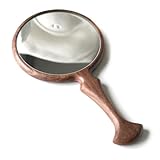 xjwoodsmart Handspiegel mit Griff, Vintage, Handspiegel für Mann und Frau, 27,9 cm L x 14 cm B, Mehrzweck, für Salon, Zuhause, Reisen, Walnussholz