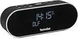 TechniSat DIGITRADIO 53 BT – Premium-Stereo-Radiowecker mit USB-Ladefunktion (DAB+, UKW, Uhr-/ Datumsanzeige, Doppel-Alarm, Sleeptimer, Snooze, Lichtsensor, Bluetooth-Audiostreaming, 20 W) schwarz