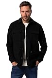 JP 1880 Herren große Größen Menswear L-8XL JP Aware Fieldjacket, wasserabweisend, recycelte Materialien mit Wolle, bis 7 XL schwarz 7XL 831642100-7XL