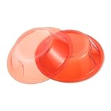 Homoyoyo 4 Stücke Rauchmelderabdeckung Schutz Abdeckung Staubschutz Cover Installationshilfe Kappe Detektoren Kochen Plastik rot