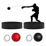 Boxen Reflexball, Boxen Training Ball, Reflexball Boxen, Boxing Reflex Ball, Boxbälle mit Kopfband, Boxbälle Mit Stirnband, Zum Training von Reaktion, Beweglichkeit und Hand-Auge-Koordination