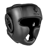 FIGHTR® Kopfschutz mit bestem Sitz für maximalen Schutz | Boxhelm für Sparring | Verstellbare Größe für Boxen, MMA, Muay Thai, Kickboxen & Kampfsport