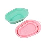 Didiseaon 2St Schminkpinsel aus Silikon Bürste Reinigungsmatte Make-up-Pinsel-Trockenständer pinsel reinigungsmatte brush cleansing pad Bürste Reinigungspad Beauty-Tool-Reiniger Kieselgel