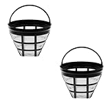 2 Stück Wiederverwendbare Kaffeefilter, Permanenter Kaffeefilter, Wiederverwendbar Plastik Dauer-Kaffeefilter Größe 4, Kaffee Dauerfilter Für Meisten Kaffeemaschinen