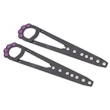 SUPYINI Katzentürhalter-Verriegelung, Verstellbares Einziehbares Haustiergitter für Katzen, um Hunde Daran zu Hindern, den Futterbereich zu Betreten, Einfache Installation und Entfernung (Schwarz)