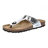 CMP Damen ECO MYMOSA WMN FLIP Flop Pantoffel-Sandalen, Silber, 39 EU