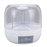 DOUQIFEI Getreidebehälter Aufbewahrung PP Material 6 Fächer Rotierend Insektendicht Getreidedispenser für Küche Haushalt (-3118220217111)