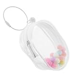 INOOMP -Lauftasche Puppe Ausstellungstasche Packtasche für Mädchen Mini-Schlüsselanhängertasche Puppenbehältnisse zur Ausstellung Puppenträger Taschenanzeige PVC Transparent
