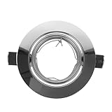 DOITOOL Strahlergehäuse Strahler Downlight Halter Rahmen Der Einbauleuchte Umbau Des Einbaugehäuses Zierring Strahlerverkleidung Zierleisten Für Einbauleuchten Aus Metall Rahmen