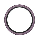 Lenkradschoner mit lila Blumen und Blumen, lila Blumen, für Männer und Frauen, Autofahrer