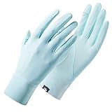 Duyeuau And Spring Handschuhe, Zwei-Finger, Sonnenfest, für Damen und Teenager, hautfreundlich, Radfahren, Wandern, Fäustlinge