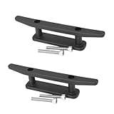 OSOLADY 2 Stück Mooring Anchor Deck Cleat mit Schrauben Teiliges Stabile Bootsklampe für Kajak Kanu und Boot Einfache Langlebiges Zubehör für Sichere Ankerbefestigung