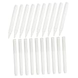 Uonlytech 20 Stück Staubloser Blackboardstift Markierung Kreidemarker für Tafel weißer Stift Kreidestift Bußgeld Hände kreative Kreidemarker weißer Tafelmarker Kreidefarbenmarker Plastik