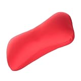 Mikroperlenkissen, Nackenhörnchen, ergonomisches Kissen für Kopf im Flugzeug, Bett, Camping, Flug, Reisen