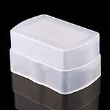 Qukaim Bounce Softer Flash Diffusor für Canon 580EX 580EX II YN560 YN-565EX, Kunststoff-Blitzdiffusor-Abdeckung, Kamerablitz-Modifikator