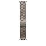 Apple Watch Band - Milanaise Armband - 49 mm - Natur - Small