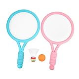 TOYANDONA 1 Satz Tennis Outdoor Outdoor- sportgeräte Federball Badminton-Spiel-Tool Badmintonball Sportspielzeug für Plastik
