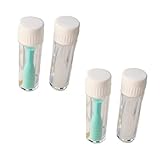 UTHCLO 4Stücke Teiliges Linsenentferner mit Saugnäpfen Grün und Weiß Hilfsmittel für Kontaktlinsen für Reisen und Zuhause Aufbewahrungshülle