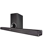 Denon DHT-S316 2.1 Flache TV Soundbar mit kabellosem Subwoofer, Bluetooth, HDMI ARC, Dolby Digital, DTS, optischer Eingang