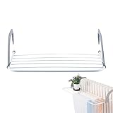 Generisch Wandmontierter Wäscheständer, Klappbarer Etagentrockner Mit Stapelbarem Design, Kompakter Trockenständer Für Wohnheim Bad Waschraum Wohnung Kleiderschrank Terrasse Mit Starker Belastbarkeit