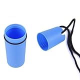 HNsdsvcd Tauch-Trockenbox für Unterwasser, Kunststoff, schwimmend, wasserdicht, mit Seil, zum Surfen, Kanu, Kajak, wasserdichter Behälter, Kunststoff-Tauchdichtungsbox mit Seil, Farbe: Blau