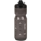 ZEFAL Sense Soft No Mud Fahrradflasche – Fahrrad Trinkflasche - MTB-Flasche mit Schlammschutz - Sport-Wasserflasche ohne BPA - Rauchschwarz, 800ml