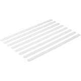 AnTina TAPES – hochwertige Anti-Rutsch-Aufkleber als Streifen für Dusche & Badewanne | Pads Zertifiziert rutschhemmend & selbstklebend | 8 Stück in Transparent, inkl. Reinigungsmittel