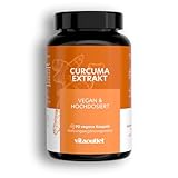 vitaoutlet | Curcuma Extrakt | Hochdosiert: Curcumin gehalt 1 Kapsel entspricht 10.000mg Kurkuma | Hochdosiert aus 95% Extrakt | 90 Kapseln | in Deutschland produziert | premium kurkuma kapseln