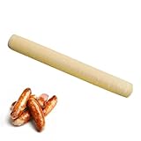 Essbare, trocknende natürliche Kollagenhülle, 1 x 1,18 Fuß frische Kollagenhüllen für aromatische hausgemachte Würstchen Schinken Standard-Italienisch, Polnisch und Bratwurst mit etwa 14 mm gefüllten