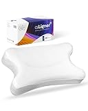 aiLigner orthopädisches Nackenkissen, 3-lagig & höhenverstellbar | Ergonomisches Kopfkissen aus Memory Foam gegen Nackenschmerzen | Nackenstütz-Kissen für Seitenschläfer, Rückenschäfer, Bauchschläfer