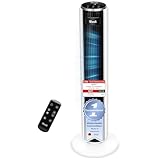 Levoit-Turmventilator mit Fortschrittlichem Schlafmodus-Ventilator leise 12Std Timer 4 Modi 5 Geschwindigkeiten-Automatikbetrieb mit Sensor-Oszillation Tower Fan mit Fernbedienung Weiß 92CM