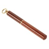 TOYANDONA Retro Ohrenschmalz Entferner mit Holzdeckel Metall Ohrlöffel Sicheres und Komfortables Ohrreinigungstool für Erwachsene Tragbar für Zuhause Reise und Büro Stilvolles Vintage