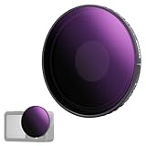 NEEWER Variabler ND Filter, kompatibel mit DJI Osmo Action 5 Pro Action 4, ND8-32 (3-5 Stops), aufschraubbarer Graufilter Objektivfilter, mehrfach beschichtetes optisches HD Glas Action Kamera Zubehör