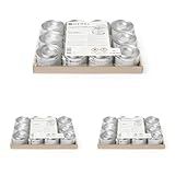 HENDI Brennpaste, 12 Stück, ruß- und geruchlos, Brenndauer ±3 Stunden, Brenngel, Fire Paste, für Wärmebehälter, zum Warmhalten von Speisen, für Chafing Dish, 200gr (Packung mit 3)