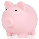 H&W Mini-Sparschwein für Jungen, Unzerbrechliche Spardosen Rosa,Niedliche Sparschweine für Kinder,Erste Spardose,Beste Geburtstagsgeschenke Heimdekoration