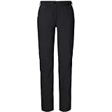 Schöffel Damen Pants Engadin, Outdoor Hose, strapazierfähige Wanderhose für Frauen, wasserabweisende Damen Hose mit sportlichem Schnitt, black, 34