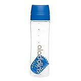 Aladdin Infuse Trinkflasche 0.7L Blau – Herausnehmbarer Einsatz - Doppelt Auslaufsicherer Deckel - Geruchs- und Fleckenfest - Wasserflasche BPA-Frei - Spülmaschinenfest