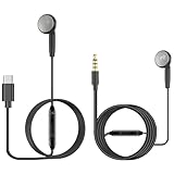 Kabelgebundenes Einseitiges Headset Mono Music mit Mikrofon, kompaktes Audio Headset | Hörgerät im für Sport, Fitness, Pendeln, leichtes Headset für Erwachsene, Seine
