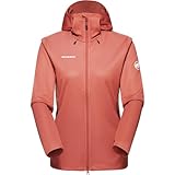 Mammut Women's Ultimate VII SO Hooded Women Softshell Jacket, Brick, 38