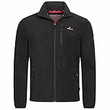 Höhenhorn 22H123 Eigler Herren Fleece Jacke Full Zip Schwarz Gr. L