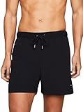 Tommy Hilfiger Herren Badeshorts Medium Drawstring Mittellang, Blau (Desert Sky), L