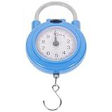NIYANGLE Tragbare Kofferwaage Hängefederwaage mit Haken Kleine Reisegepäckwaage aus Robustem Material für Präzises Wiegen von Gepäck und Angeln Handliche Waage für Reisen und Haushalt