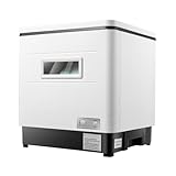 Mini Geschirrspüler, freistehender Tischgeschirrspüler, Spülmaschine, Unterbaufähig Gedecke ohne Wasseranschluss Verwendbar, für kleine Familien