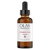 Olay Vitamin E Oil Serum, Nourishing Hydration Booster, Fragrance-Free, 1.0 Oz