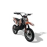 KXD 702 49ccm Dirt Bike Dirtbike CrossBike Enduro Dirtbike Pocket 49cc Pitbike PocketBike Motocross Motorrad Motorbike Motorsport Pocket Vollcross Crossbike OVP orange