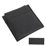 CALLARON Rollstuhlkissen Ersatzteile Für Rollstuhlfahrer Kissen Für Rollstuhl Rollstuhlteile Rollstuhl -ersatzteile Rollstuhlzubehör Fahren Rollstuhl Rückenkissen PVC Black