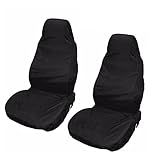 CICMOD Sitzschoner für Autositze 2 Stück Universal Schonbezug für Fahrersitz Vordersitze Wasserdicht Autositzüberzug