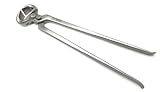 Rhein Instrumente Hufzange- Hufzange für Pferde- Hufschneidezange 38,0 cm- mit eingebauter Feststellschraube-mit Etui
