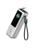 Anker Laptop Powerbank, 25.000mAh externer Akku mit 3X 100W USB-C Ports für Multi-Geräte-Ladeleistung, Integriertes + einziehbares Kabel, Für iPhone 17/16/15, MacBook, Samsung und mehr